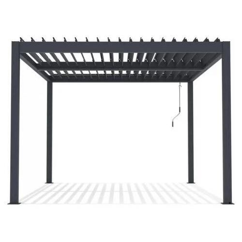 Pergola Bioclimatique En Aluminium "Windsor" - 3 X 4 M - Anthracite