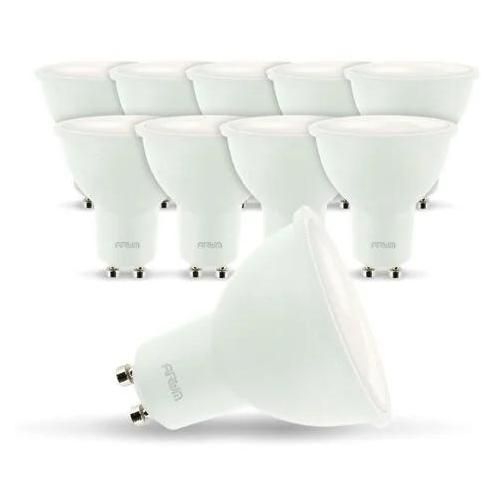 Lot De 10 Ampoules Spot Led Gu10 5w Eq 50w Température De Couleur: Blanc Chaud 2700k