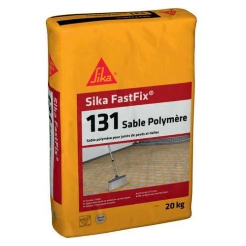 Sable polymère pour remplissage de joints de pavés et dalles SIKA FastFix 131 - Ton sable - 20kg