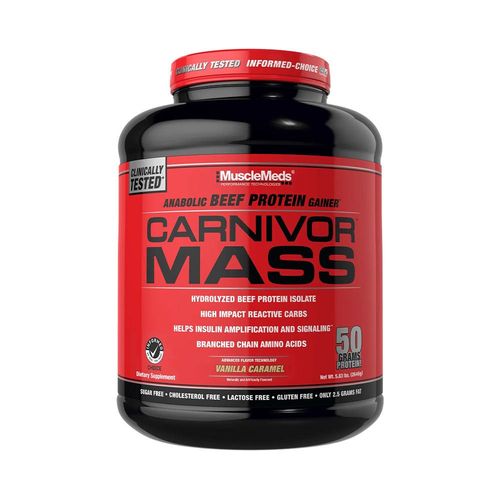 Mass Carnivor (2,7kg)|Vanille Caramel|Gainers|Musclemeds 