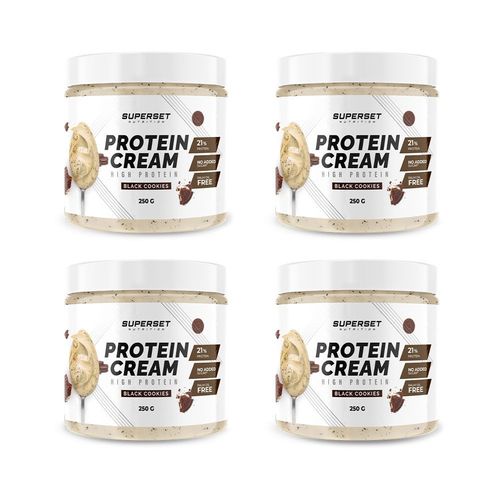 Protein Cream (4x250g) Black Cookies 