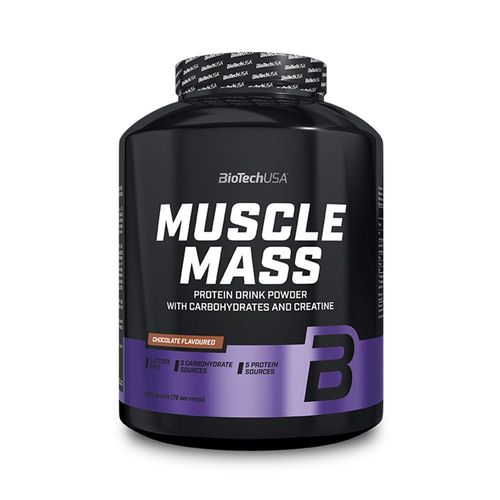 Muscle Mass (4kg)|Fraise|Gainers|Biotech Usa 