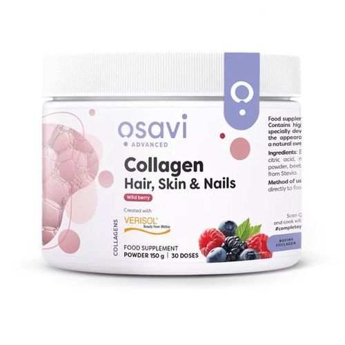 Collagen Peptides Hair, Skin & Nails (150g)|Wild Berry|Collagène|Osavi 