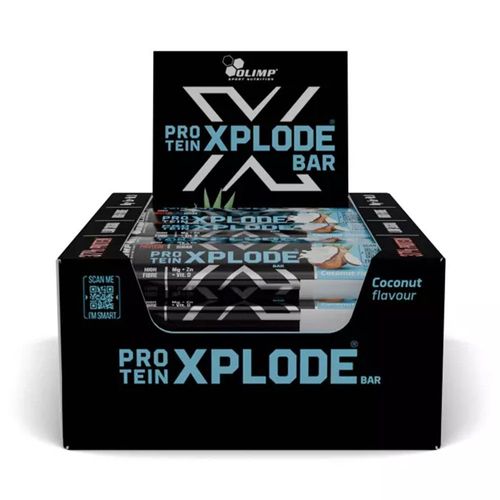 Protein Xplode Bar (25x40g)|Chocolat Noix De Coco|Barres Protéinées|Olimp Sport Nutrition 