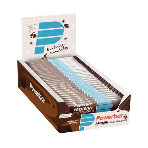 Boîte Protein Plus Low Sugar Bar (30x35g)|Brownie|Barres Protéinées|Powerbar 