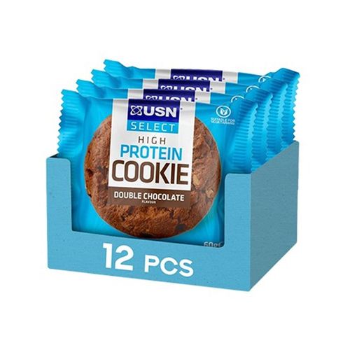 Select Cookie (12x60g)|Double Chocolat|Cookies Protéinés|Usn 