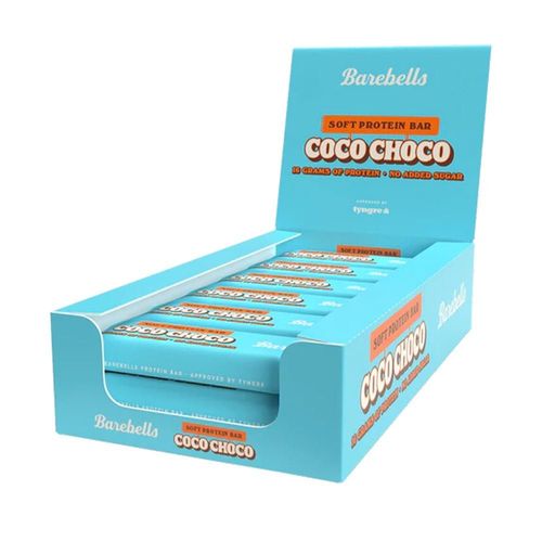 Boîte Soft Protein Bar (12x55g)|Chocolat Noix De Coco|Barres Protéinées|Barebells 