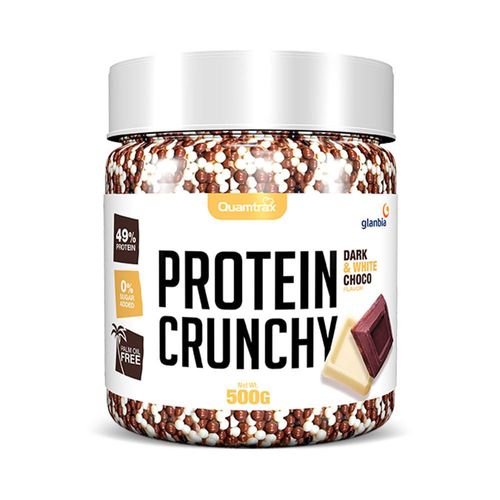 Protein Crunchy (500g)|Chocolat Noir Et Blanc|Gâteaux Protéinés|Quamtrax 