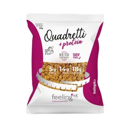 Quadretti + Protein (100g)|Pâtes|Feeling Ok 