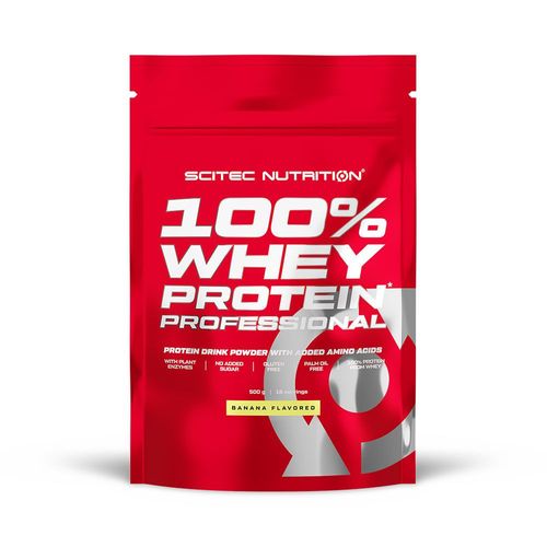 100% Whey Professional (500g)|Banane|Whey Protéine|Scitec Nutrition 