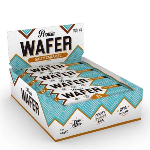 Boîte De Protein Wafer (12x40g)|Caramel Salé|Gaufres|Nano Supps 