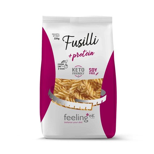 Fusilli Protéinées (220g)|Pâtes|Feeling Ok 