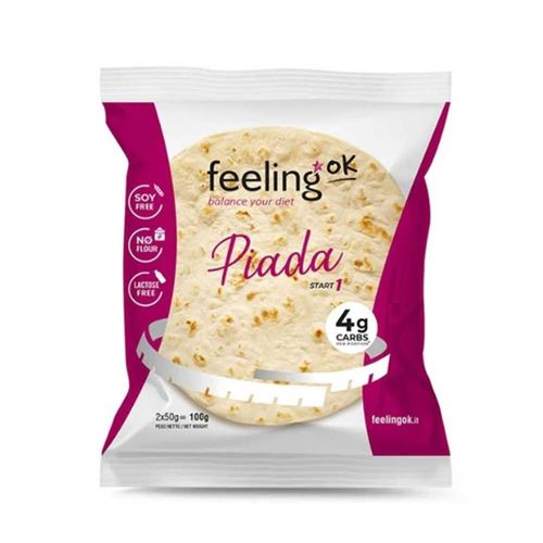 Tortillas Piada (2x50g)|Pains Protéinés|Feeling Ok 