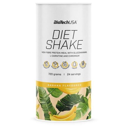Diet Shake (720g)|Banane|Substituts De Repas|Biotech Usa 