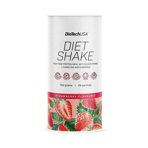Diet Shake (720g)|Fraise|Substituts De Repas|Biotech Usa 