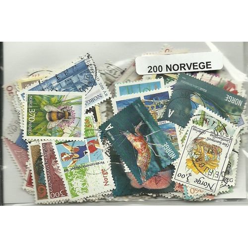 Lot 200 Timbres De Norvege