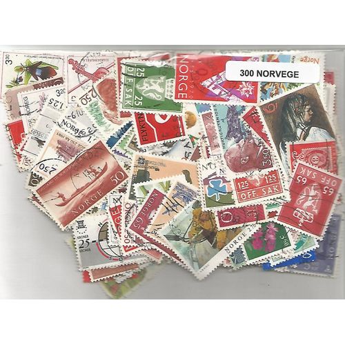Lot 300 Timbres De Norvege