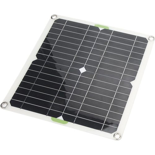 Kit De Panneau Solaire Portable - 200w 12v Kit De Panneau Solaire Monocristallin, Chargeur De Batterie Solaire Étanche Ip65 Avec Clip De Batterie, Fil Allume-Cigare, Faisceau Usb 1[Chargeurusb766]