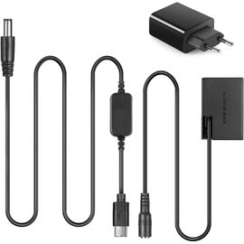 Ack-E18 Adaptateur Secteur Usb-C Dr-E18 Coupleur Cc Kit De Chargeur Pd Batterie De Remplacement Lp-E17 Pour Canon Eos Rebel T6I T6S T7I Sl3 750D 760D 800D 77D Kiss X8I 8000D R8 R10[ChargeurUsb599]