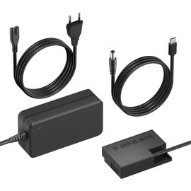 Lp-E18/Lp-E17 Kit De Batterie Factice Avec Adaptateur Secteur Ac Chargeur Avec Connecteur De Batterie Pour Canon Eos Rebel Sl2 Sl3 T6I T6S T7I T8I 200D Ii 250 X9I[ChargeurUsb693]