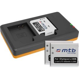 2 X Dot.Foto LI-90B, LI-92B Premium 3.6v / 1270mAh Batterie