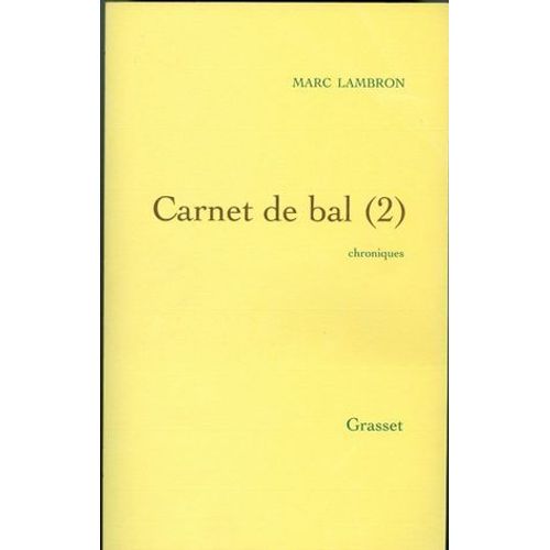 Carnet De Bal, 2