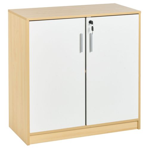 Meuble De Rangement Zehna Marron Clair/Blanc