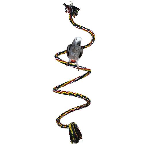 Perchoir De Perroquet En Ulde Coton Avec Cloche, Balançoire Pour Oiseaux, Perchoirs Bunduextrêmes, Petits Et Moyens Perroquets Et Calopsittes