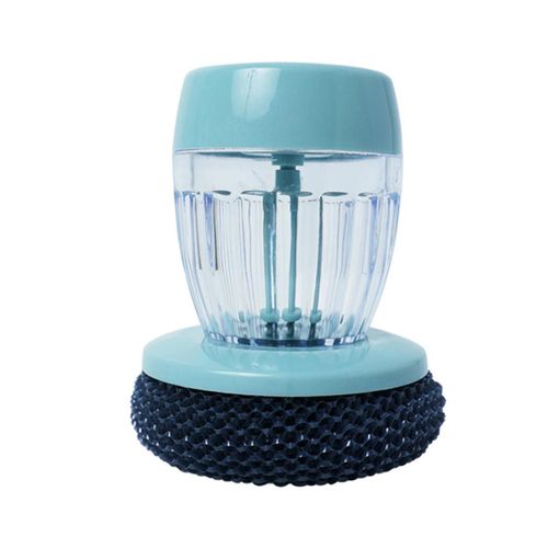 Brosse à bol de type presse de cuisine Outil de nettoyage portable multifonctionnel pour le nettoyage des casseroles