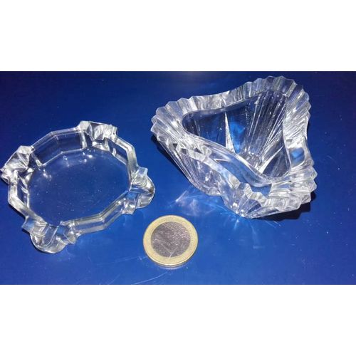 Anciens 2 Objets En Cristal