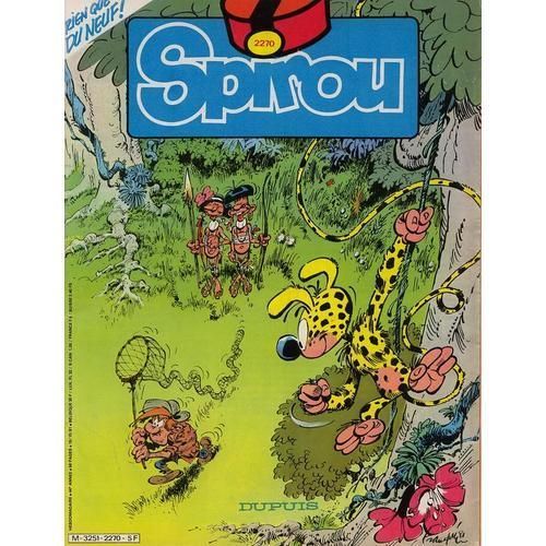 Spirou  N° 2270 : Histoire Complete Marsupilami "Capturer Un Marsupilami" Par Franquin Et Delporte + Will ( 6 Planches)