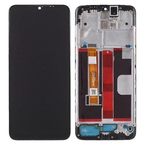 Écran Lcd Et Numériseur De Qualité C Pour Oppo A11/A5 (2020) + Châssis De Remplacement (Sans Logo) - Noir