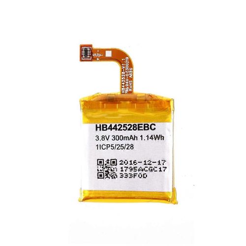 Batterie De Remplacement 3,8 V 300 Mah (Code : Hb442528ebc) Pour Huawei Watch 1 (Sans Logo)