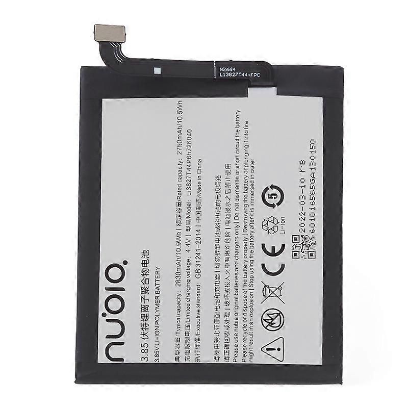 Batterie Lithium-Polymère Rechargeable 3,85 V 2750 Mah Pour Zte Nubia Z11 Mini (Code : Li3827t44p6h726040)