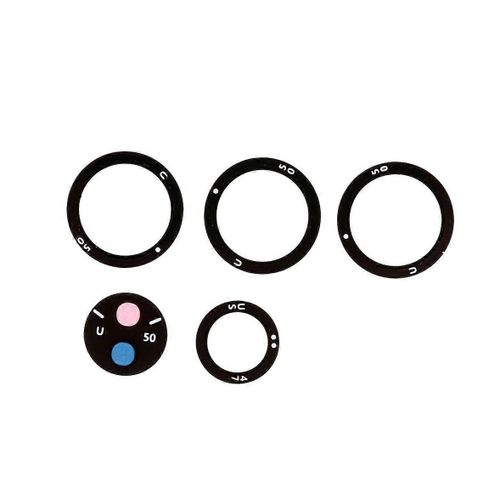 Lot De 5 Bagues De Lentille De Caméra Arrière Oem Avec Lentille En Verre De Remplacement Pour Samsung Galaxy S21 Ultra 5g G998