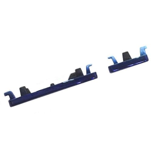 Ensemble De Boutons Latéraux Marche/Arrêt Et Volume Pour Xiaomi Mi A3/Mi Cc9e (Sans Logo) - Bleu