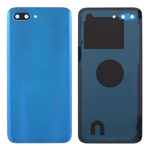 Cache Arrière De Batterie Avec Anneau D'objectif (Sans Logo) Pour Huawei Honor 10 - Bleu