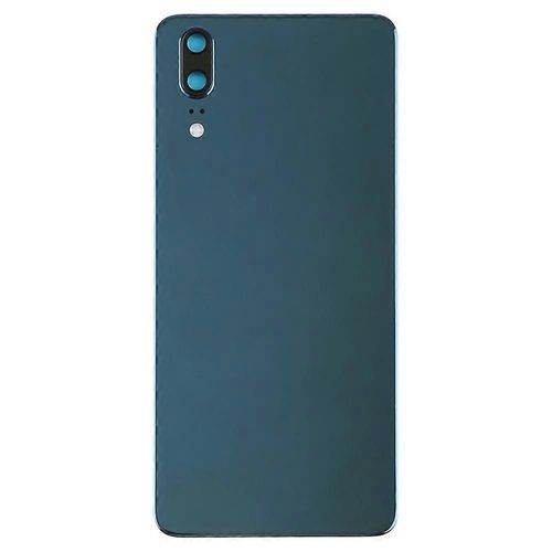 Coque Arrière De Batterie Pour Huawei P20 Avec Anneau D'objectif Et Pièce De Rechange (Sans Logo) - Bleu