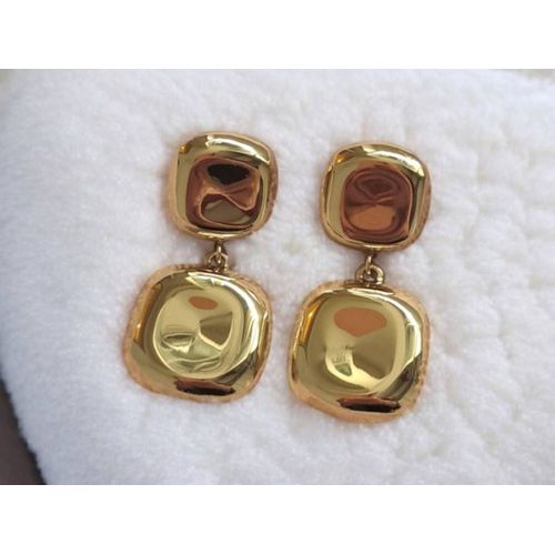 Boucles D'oreilles Acier Inoxydable Doré