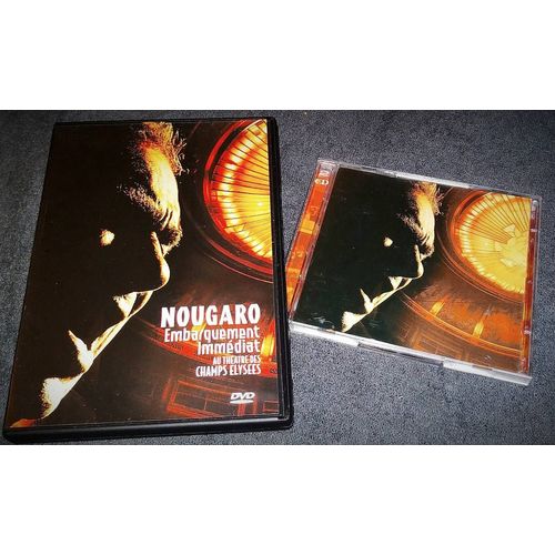 Dvd Et Cd Du Concert De Claude Nougaro - Embarquement Immédiat - Theatre Des Champs Elysées