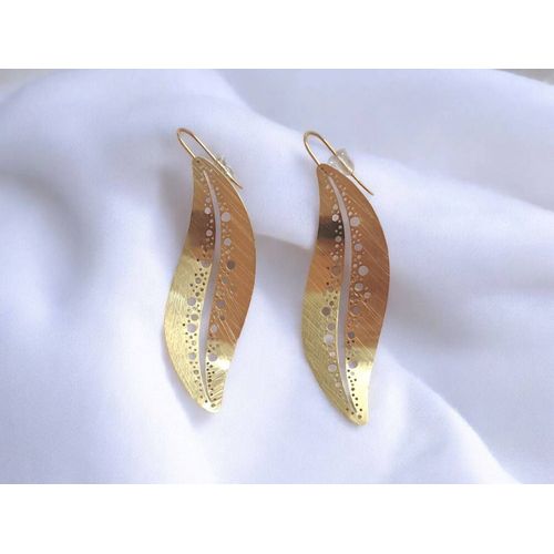 Boucles D Oreilles En Acier Inoxydable Dorées