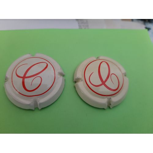 Lot De 2 Nuances Creme Et Blanc Du Champagne Martel