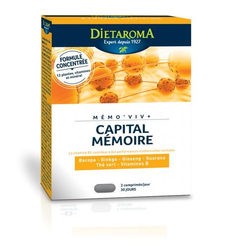 Capital Mémoire 60 Comprimés 