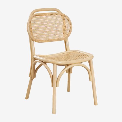 Lot De 2 Chaises De Salle À Manger En Rotin California Naturel