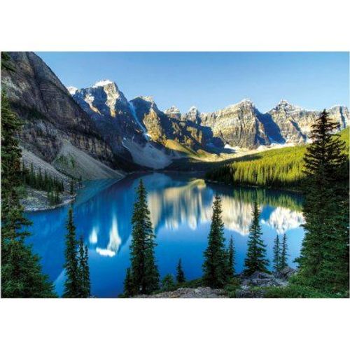 Puzzle Adulte 500 Pieces Canada Lac en Alberta - Set Collection Paysage Et Montagne + Carte tigre