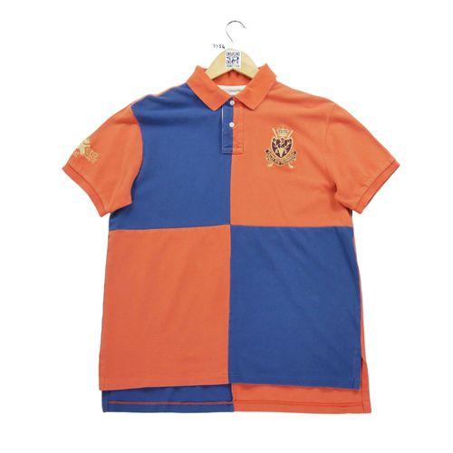Reconditionné - Polo Manches Courtes Homme Custom Fit - Taille L - Homme - Orange