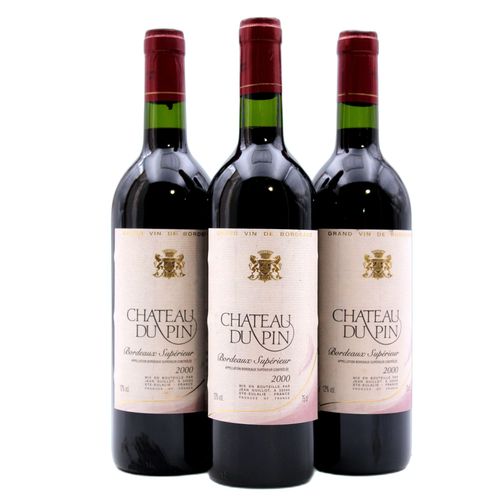 Château Du Pin 2000 - Bordeaux - 3x75cl