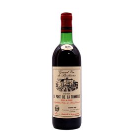 Château Le Pont De La Tonnelle 1975 Côtes De Bourg - 75cl
