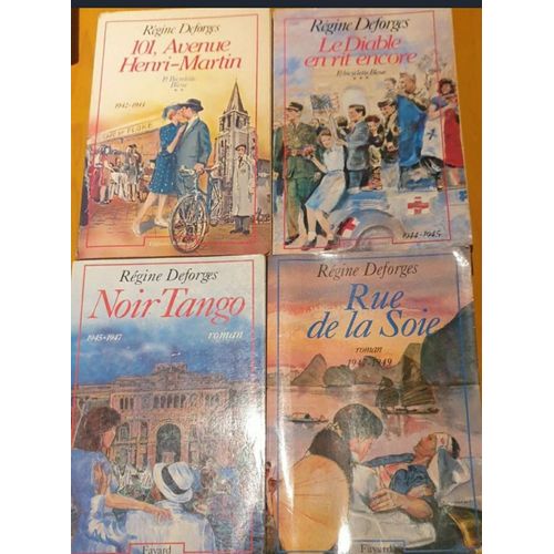 4 Tomes De La Série La Bicyclette Bleue - Régine Deforges