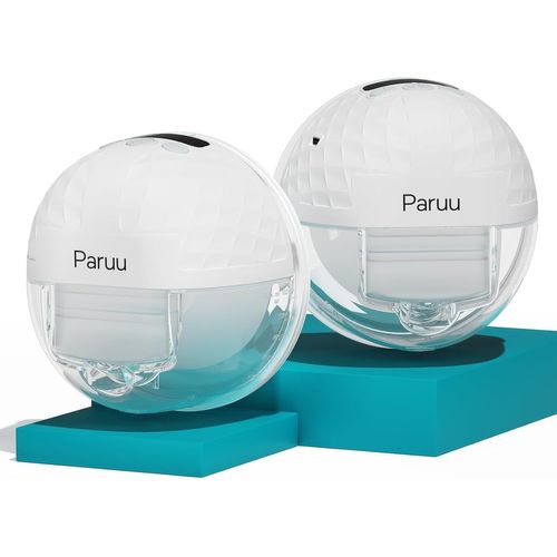 Lot De 2 Tire-Lait Mains Libres P10 Portables, Aspiration Forte De 338 Mmhg, Faible Bruit, 4 Modes Et 9 Niveaux, Insert/Bride 19/21/24/28 Mm (Blanc)